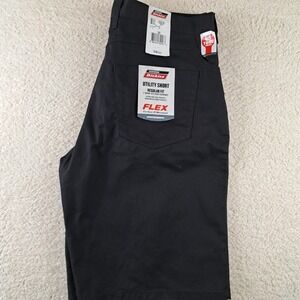 Dickies Utility Shorts Mens Size 36 Black Workwear